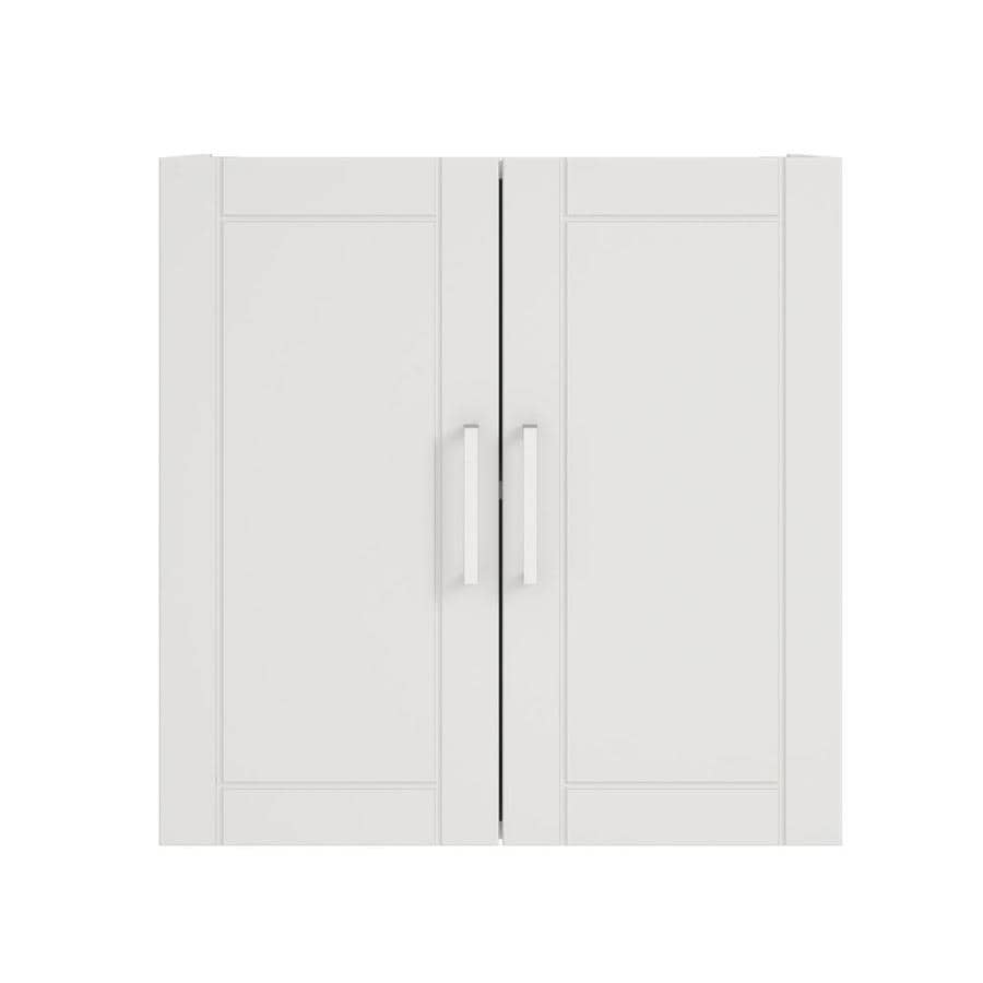 Ameriwood Home Kendall 24 In Wall Cabinet White In The Garage Cabinets Department At Lowes Com