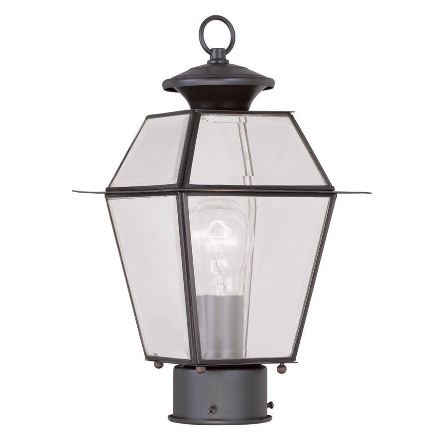 Livex Lighting 1 Light Bronze Outdoor Post Top Lantern in the Post
