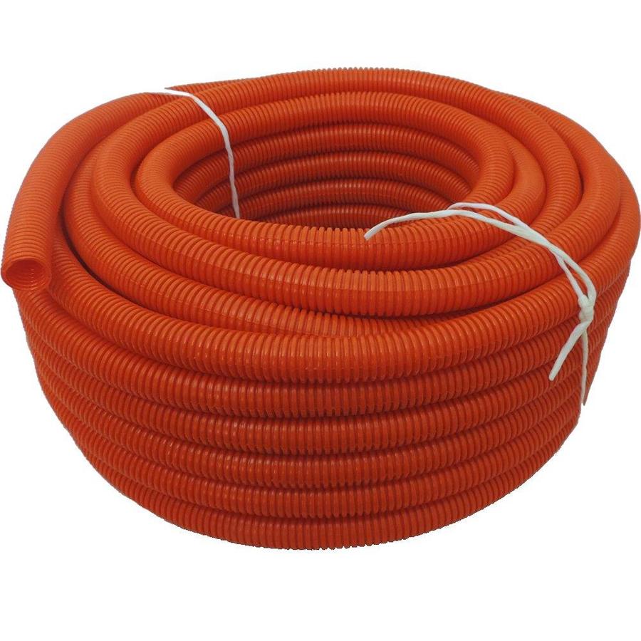 HydroMaxx 100-ft x 1.5-in LDPE Orange Non-Split Tubing Wire Loom in the