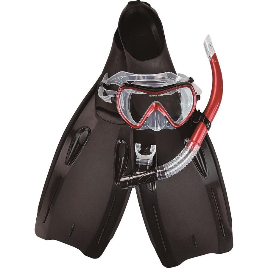 Pool Central 19-in Black and Red Scuba or Snorkeling Swimming Pool Set ...