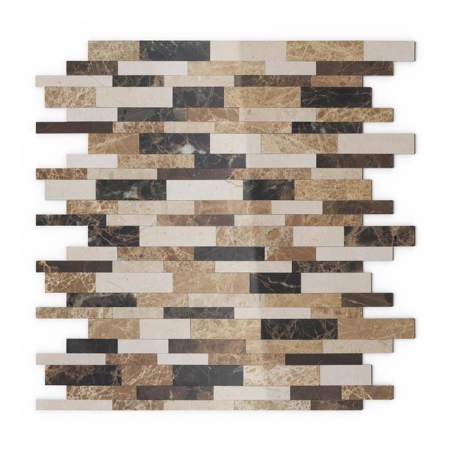 Brown Peel And Stick Tile At Lowes Com   1002987634 