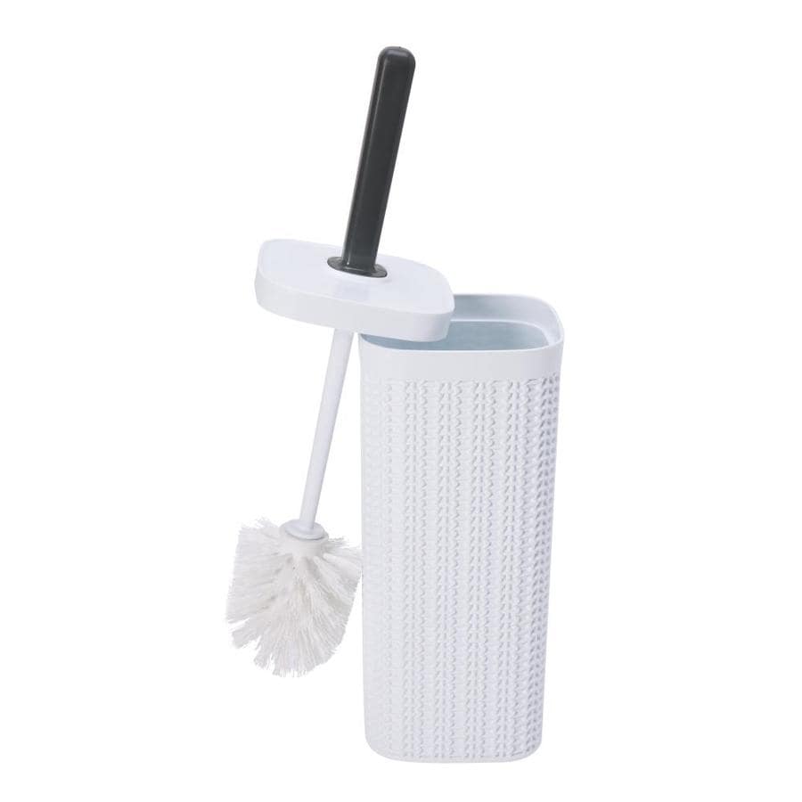 White Toilet Brush Holders at