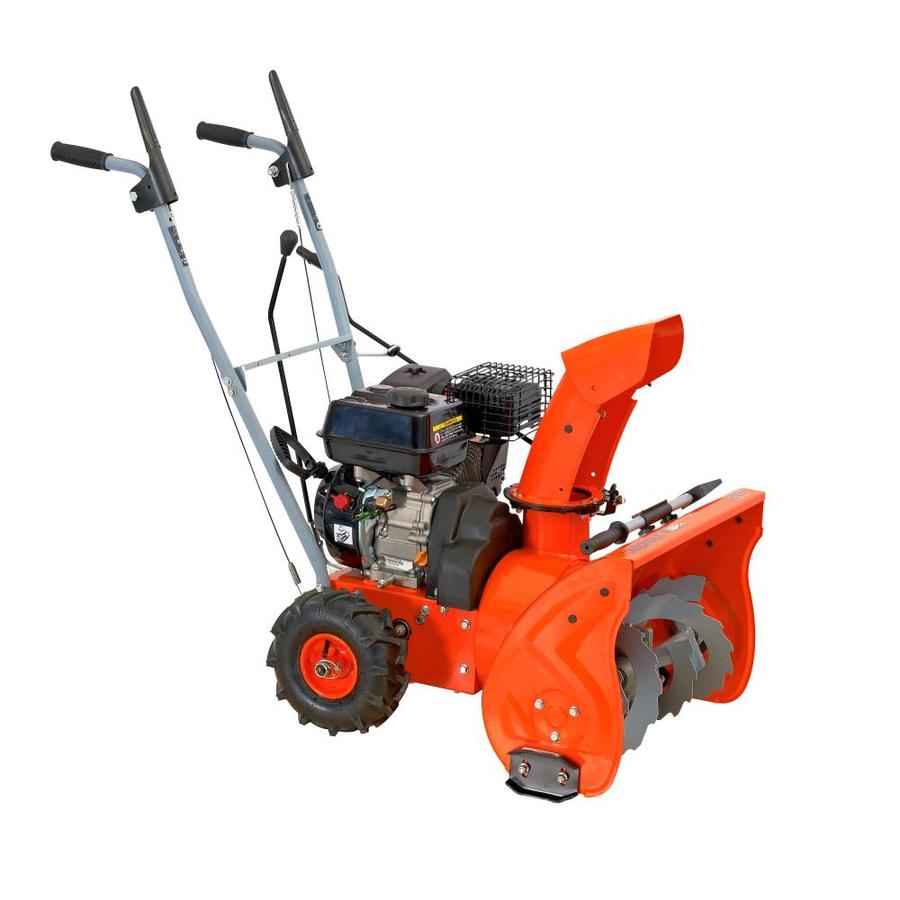 Yardmax Yb5765 22 In 196 Cc Two Stage Self Propelled Gas Snow Blower With Pull Start In The Gas Snow Blowers Department At Lowes Com