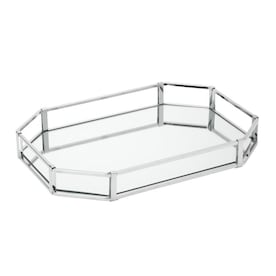 Style Selections Wright Chrome Metal Vanity Tray In The Bathroom Accessories Department At Lowes Com