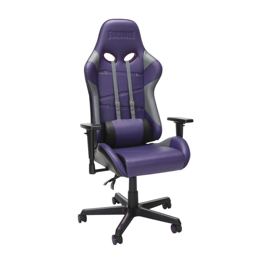 Respawn Fortnite Black Traditional Ergonomic Adjustable Height Swivel Desk Chair In The Office Chairs Department At Lowes Com