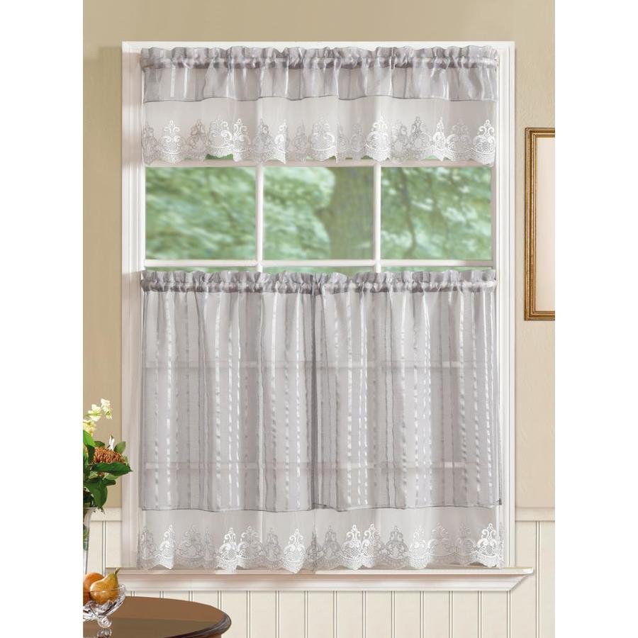 valance and tier curtains