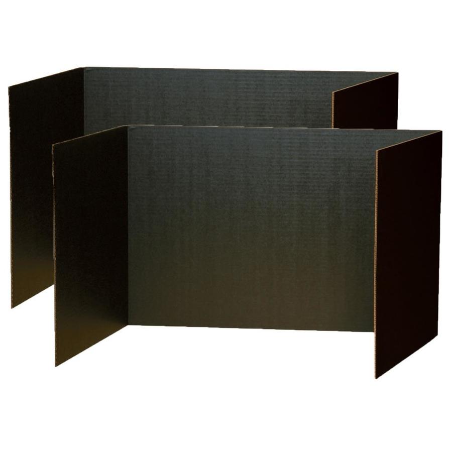 Pacon Recycled Privacy Board 48 x 16 Inches Pack of 4 Black
