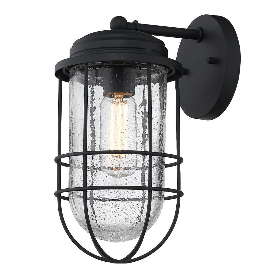 Black Coastal Outdoor Wall Lights At Lowes Com   1003017854 