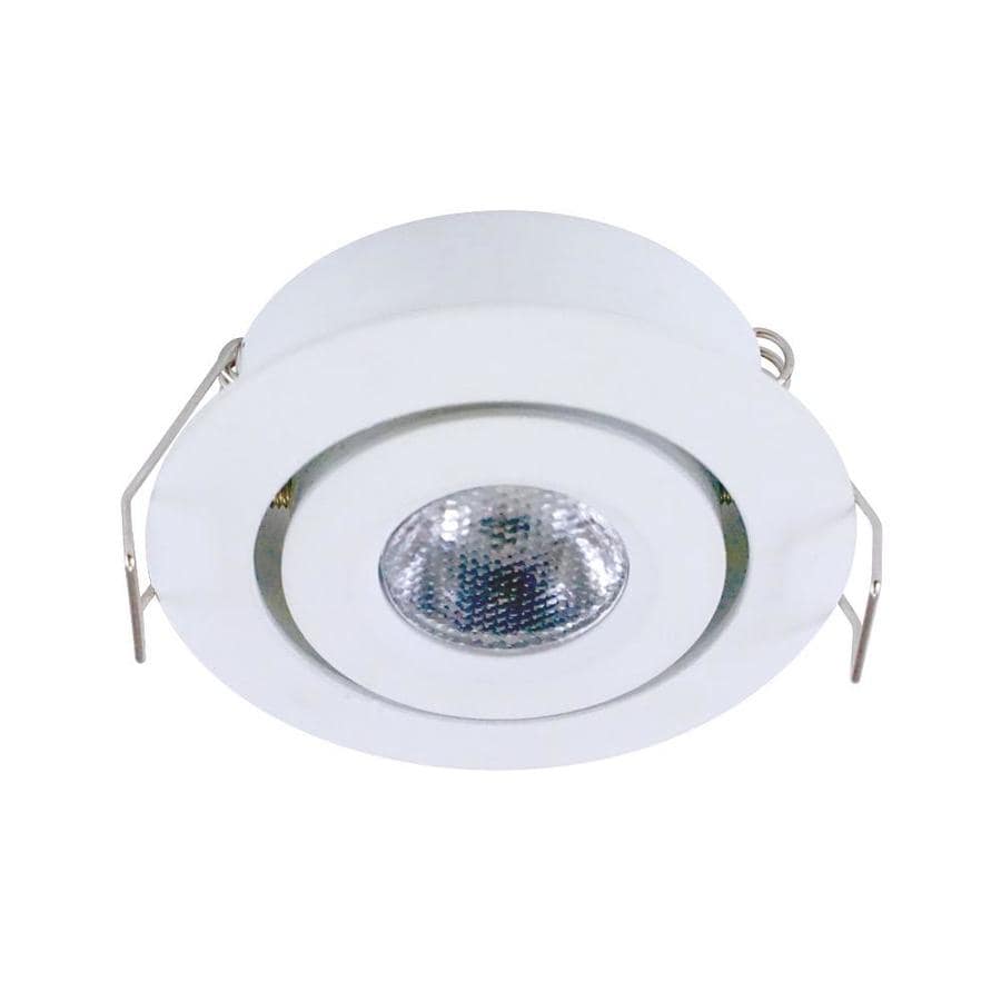 Armacost Lighting Swivel Recessed LED White 2-in Hardwired Puck Under