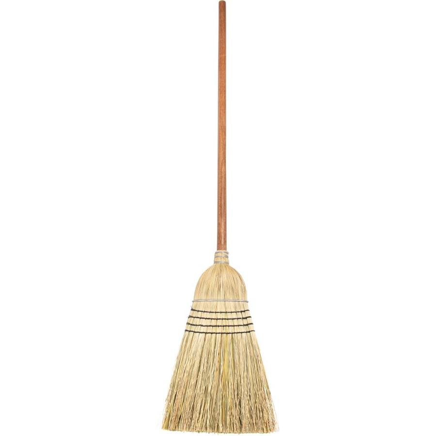 Carlisle 54 in. Housekeeping Broom with Metal Top Brown in the Brooms ...