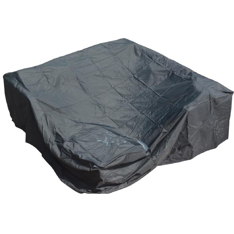 Direct Wicker Rain cover Black Polyester Patio Furniture Cover in the