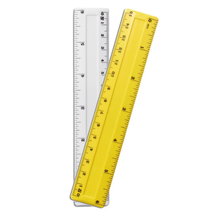 Charles Leonard Inc. Plastic 6 -in Ruler, Pack of 48 in the Yardsticks ...