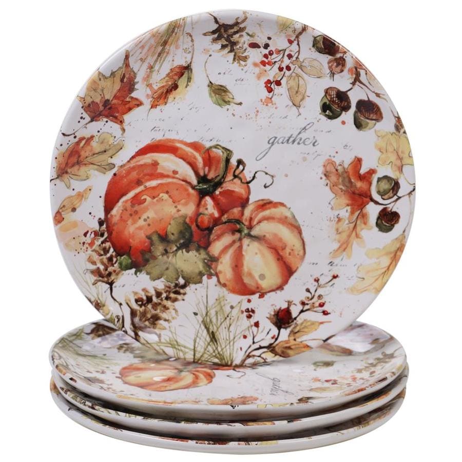 Certified International Harvest Splash Set/4 Dinner Plate 11-in in the ...