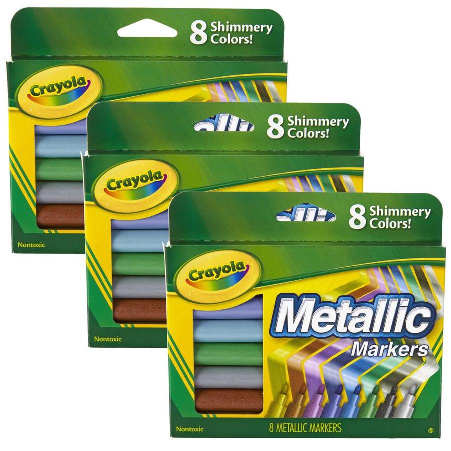 crayola metallic markers