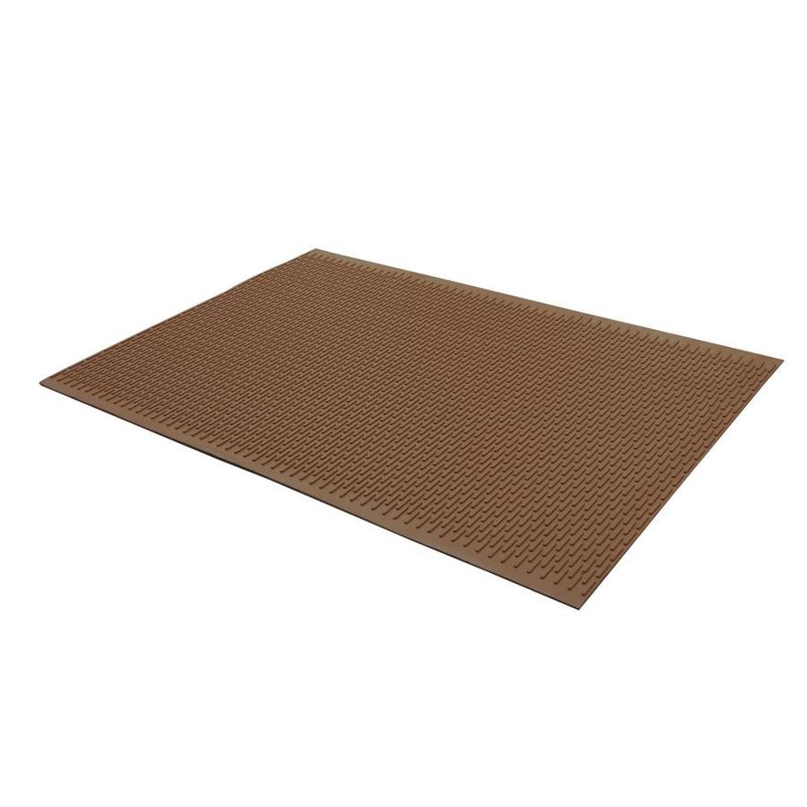 Rubber-Cal Safe-Grip 0.25-in x 34-in x 48-in Brown Rubber Sheet ...