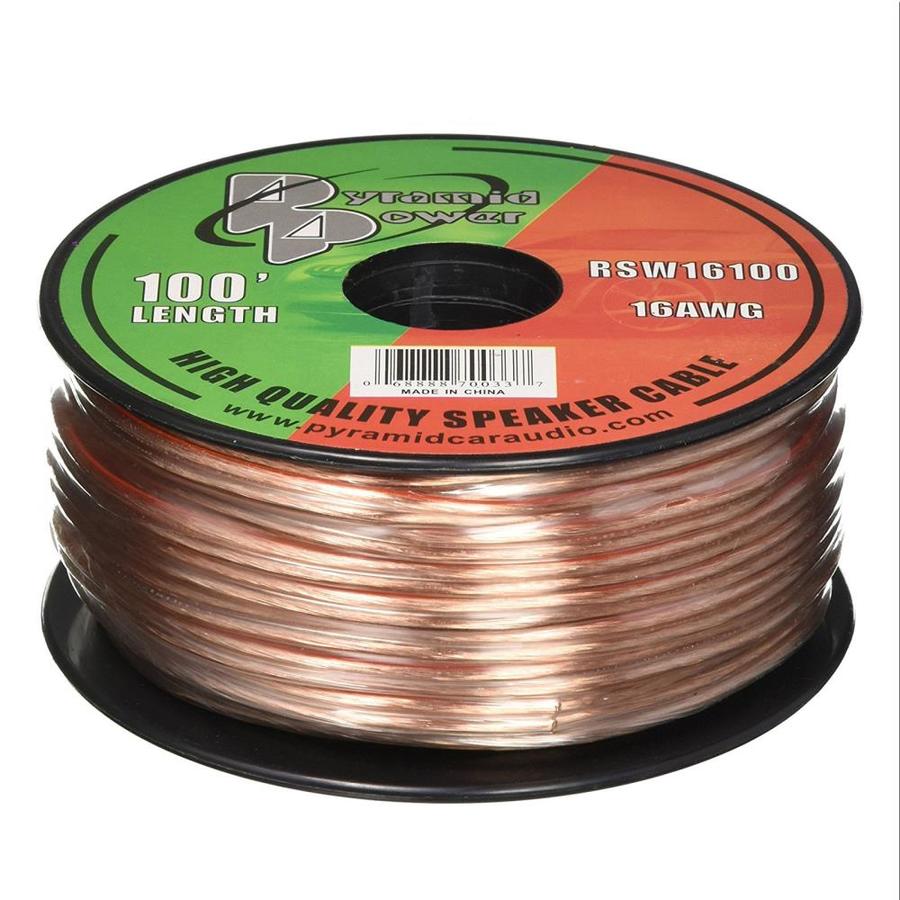 Pyramid 100ft 16/Standard Speaker Wire (BytheRoll) in the Speaker