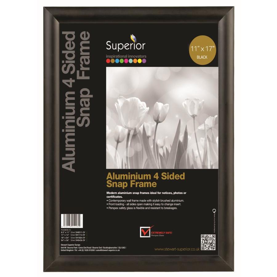 Seco Snap Frame Black Picture 11 In X 17 The Frames Department At Lowes Seco Snap Frame Black Picture 11