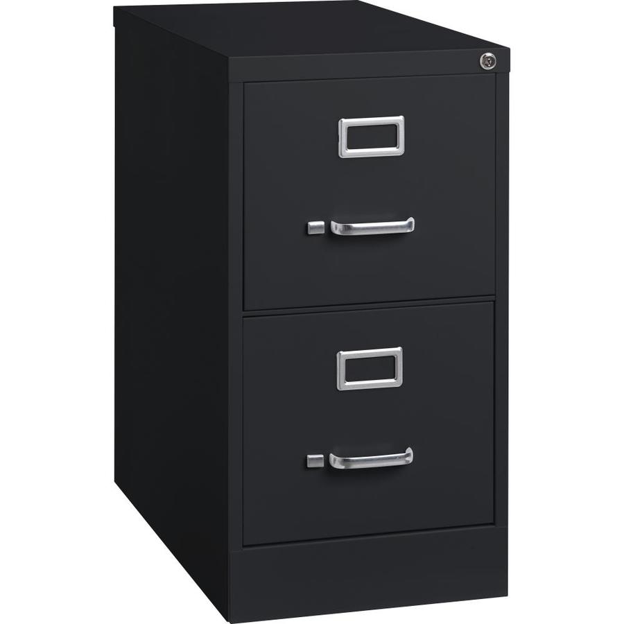 Lorell Lorell Soho 18in 3 Drawer Vertical File 14 3in X 18in X 35 5in 3 X Drawers Letter Locking Drawer Glide Suspension Pull Handle Black Chrome Baked Enamel Steel Recycled Assembly Required In The