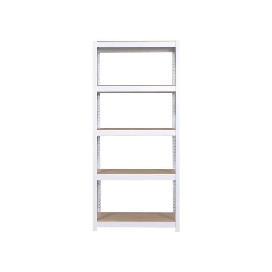 Composite White Freestanding Shelving Units at