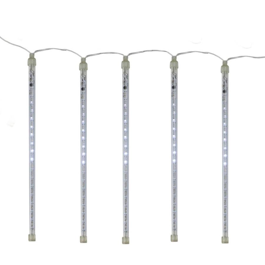 Northlight 300 Count Constant White Mini Incandescent Plug In Christmas Icicle Lights In The Christmas Icicle Lights Department At Lowes Com