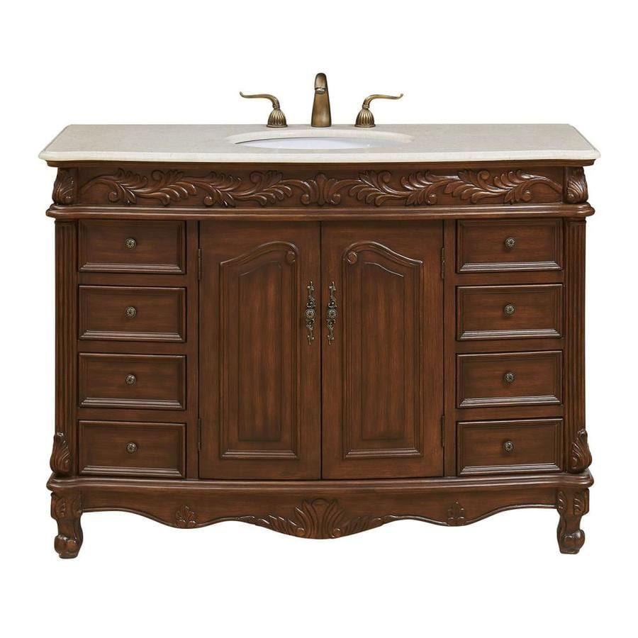 Elegant Decor Bathroom Vanities with Tops at Lowes.com