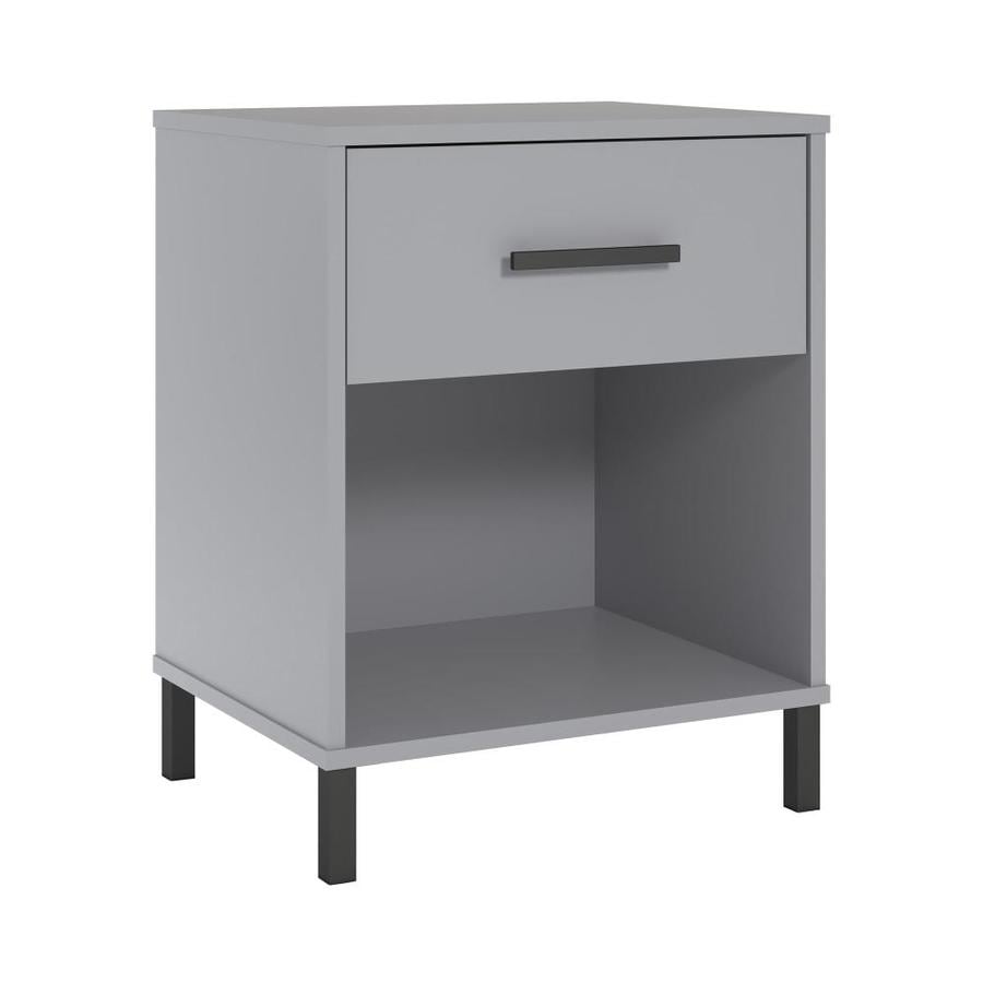 Ameriwood Home Brewer 4 Drawer Dresser Gray In The Dressers Department At Lowes Com