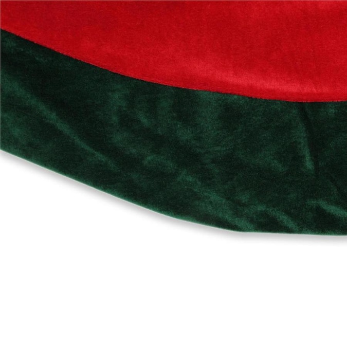 Northlight 60-in Red and Green Traditional Christmas Tree Skirt in the ...