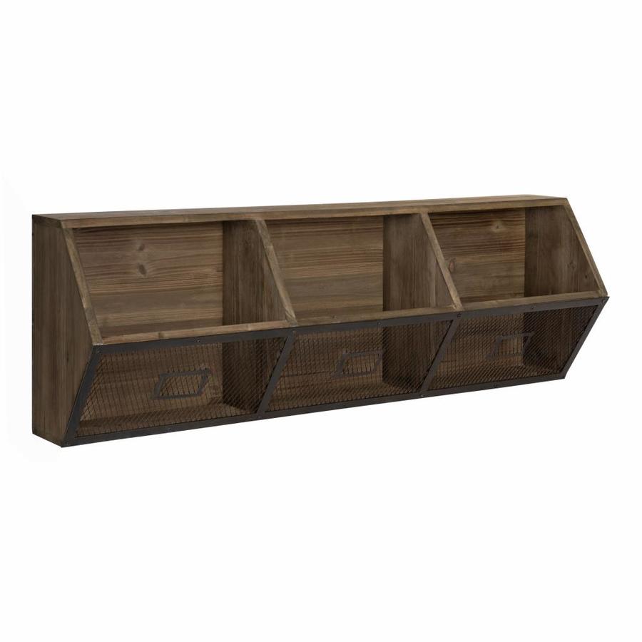 Kate and Laurel 36in L x 12in H x 7.5in D Wood Floating Shelf in the