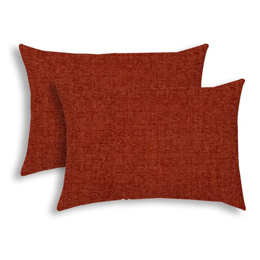 Joita 2Piece 14in x 20in brick red Polyester Rectangular Indoor