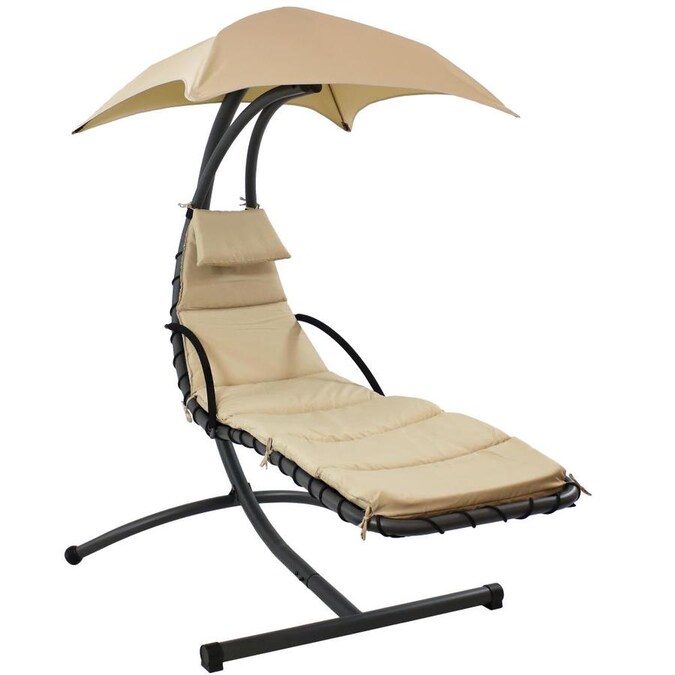 Sunnydaze Decor Black Metal Frame Hanging Chaise Lounge Chair S With Sling Seat In The Patio Chairs Department At Com - What Size Umbrella For Chaise Lounge Sunnydaze Decor Black Metal Frame Hanging Chaise Lounge Chair S With Sling Seat In The Patio Chairs Department At Com - What Size Umbrella For Chaise Lounge
