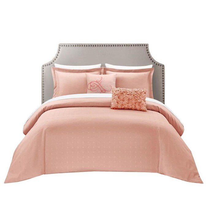 Chic Home Design Emery 5 Piece Blush Queen Comforter Set In The Bedding Sets Department At Com - Blush Bedding Sets Queen Chic Home Design Emery 5 Piece Blush Queen Comforter Set In The Bedding Sets Department At Com - Blush Bedding Sets Queen
