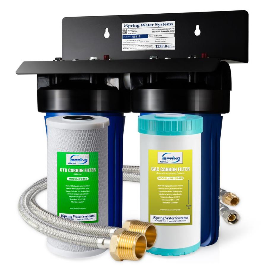 ISpring US21B Dual Stage Gac Under Sink Water Filtration System In The   1003172872 