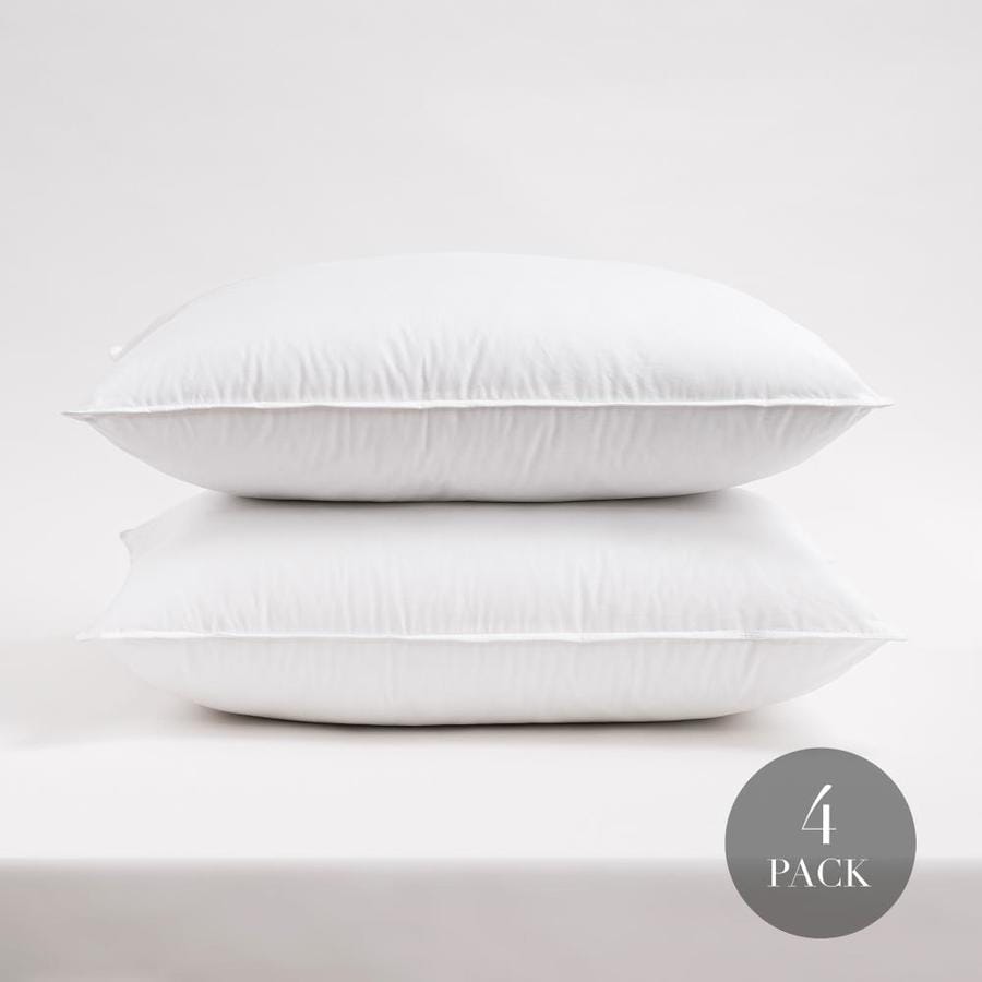 Cozy Essentials Queen Medium Down Alternative Bed Pillow in the Bed ...