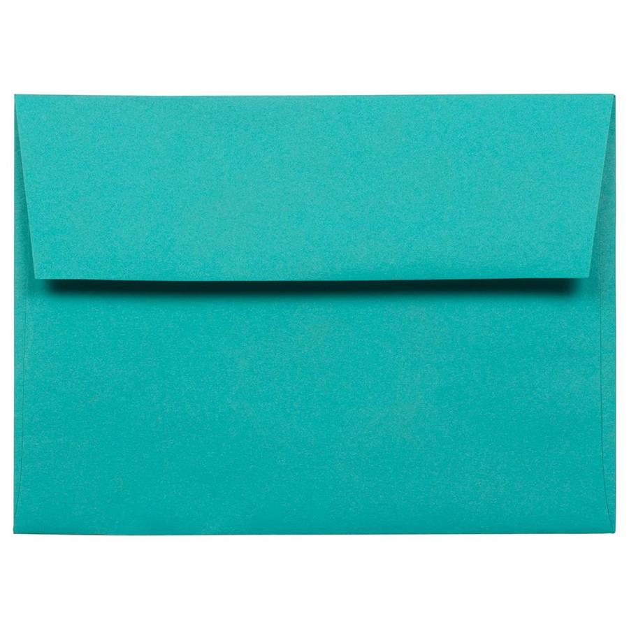 JAM Paper A6 Colored Invitation Envelopes, 4.75 x 6.5, Sea Blue ...