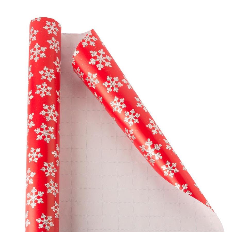 JAM Paper 2.5-ft x 10-ft Christmas Wrapping Paper in the Wrapping Paper ...