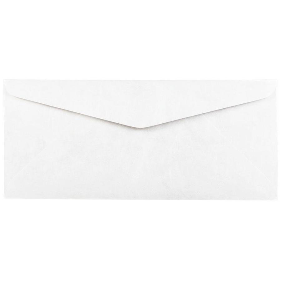 JAM Paper #10 Business Tear-Proof Envelopes, 4.125 x 9.5, White, 25 ...