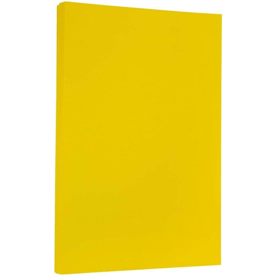 JAM Paper JAM Paper® Legal Colored 24lb Paper, 8.5 x 14, Yellow ...