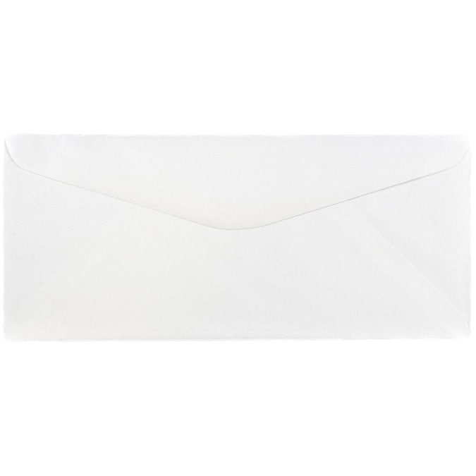 JAM Paper JAM Paper® #14 Business Commercial Envelopes, 5 x 11.5, White ...