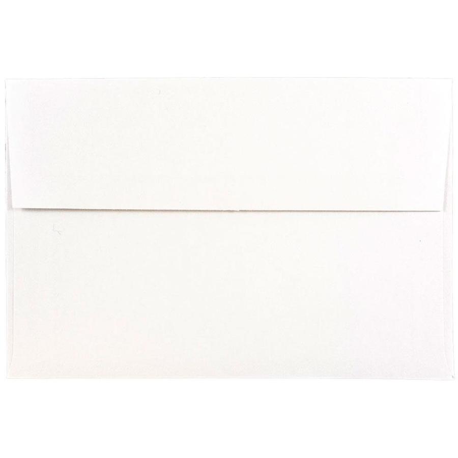 JAM Paper A8 Foil Lined Invitation Envelopes, 5.5 x 8.125, White with ...