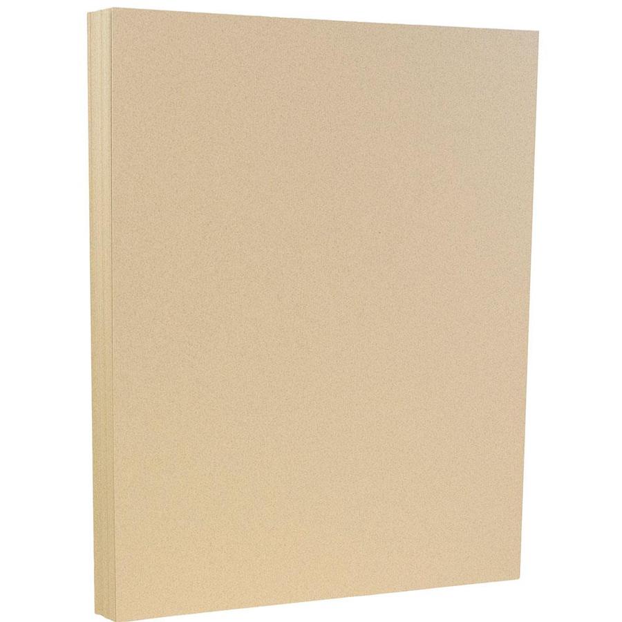 JAM Paper JAM Paper® Recycled Cardstock, 8.5 x 11, 80lb Sandstone Ivory