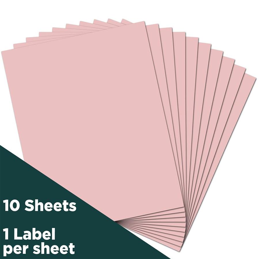 JAM Paper JAM PAPER Shipping Labels, Full Page Sticker Paper, 8-1/2 x ...