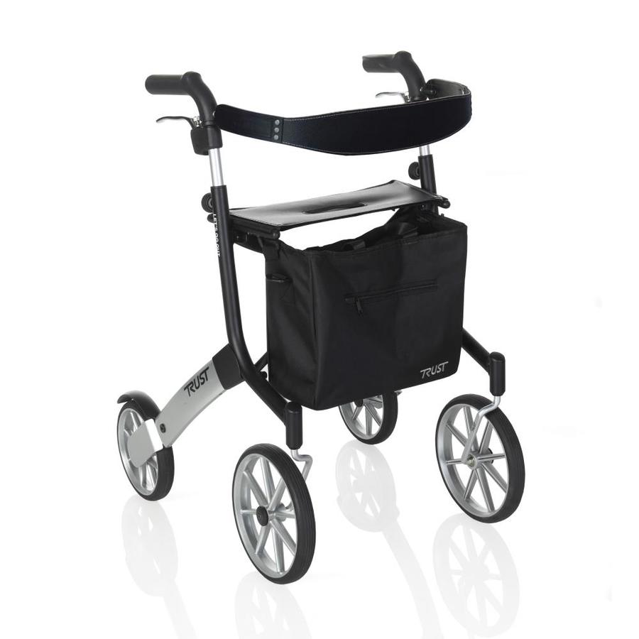 Stander Stander Let's Go Out Rollator by Trust CareBlack/Silver in the
