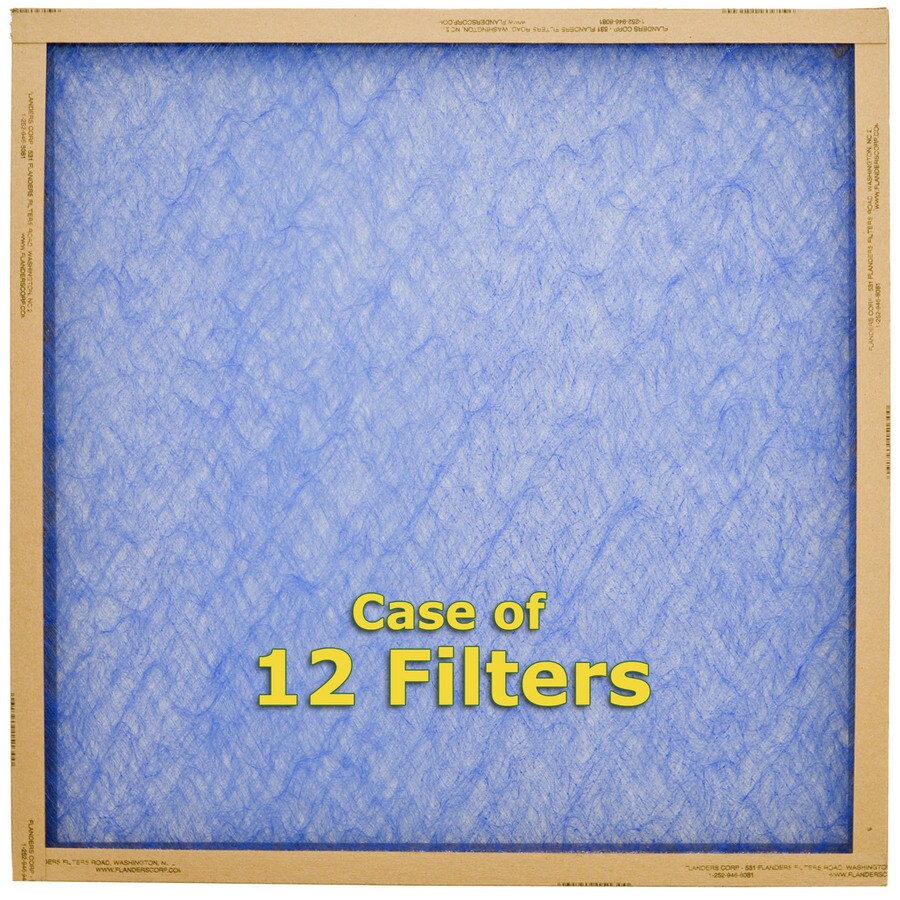 EZ Flow 10055I011224 12-Pack 12-in x 24-in x 1-in Fiberglass Air Filters