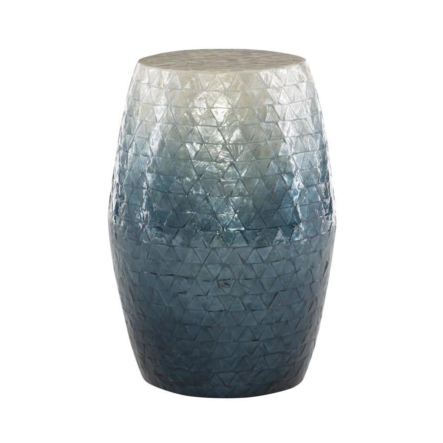 Linon Prianna Ombre Capiz Mosaic Drum Table in the End Tables ...