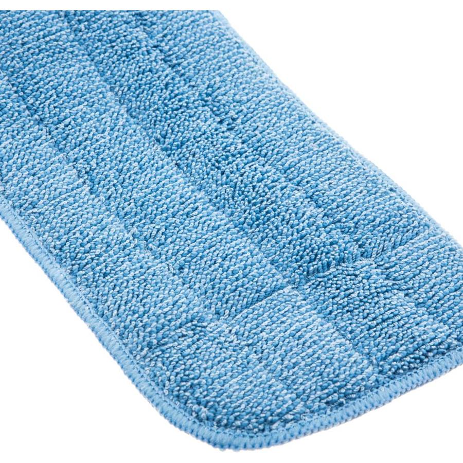 Carlisle 24 in. Microfiber Wet Mop Pad Blue in the Mop Pads department