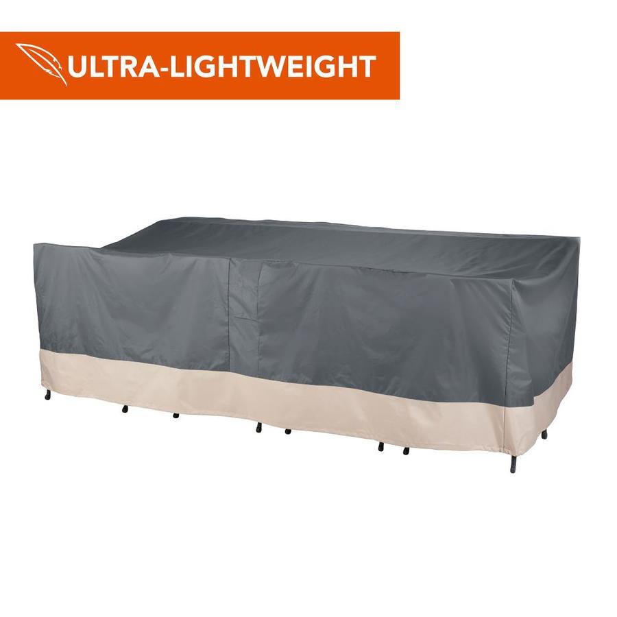 Duck Covers Elite 40 In Rectangular Patio Ottoman Side Table Cover In The Patio Furniture Covers Department At Lowes Com