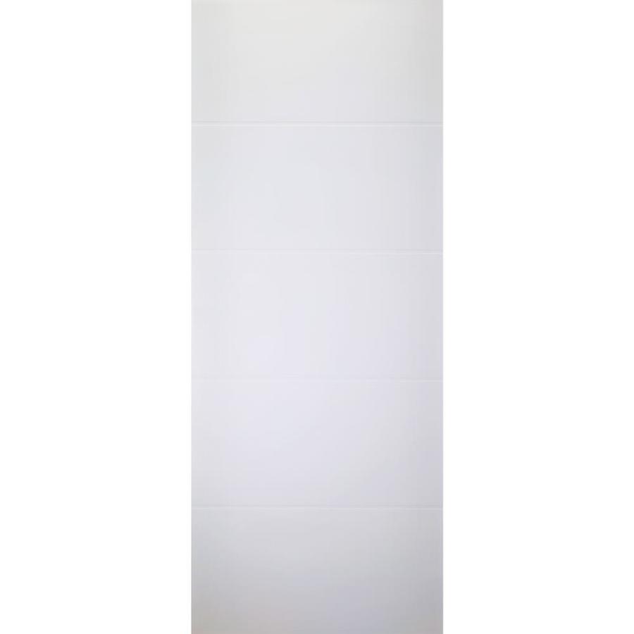 Belldinni Aarika 18X80 Polar White 18in x 80in White Flush Solid Core Prefinished Pine Wood