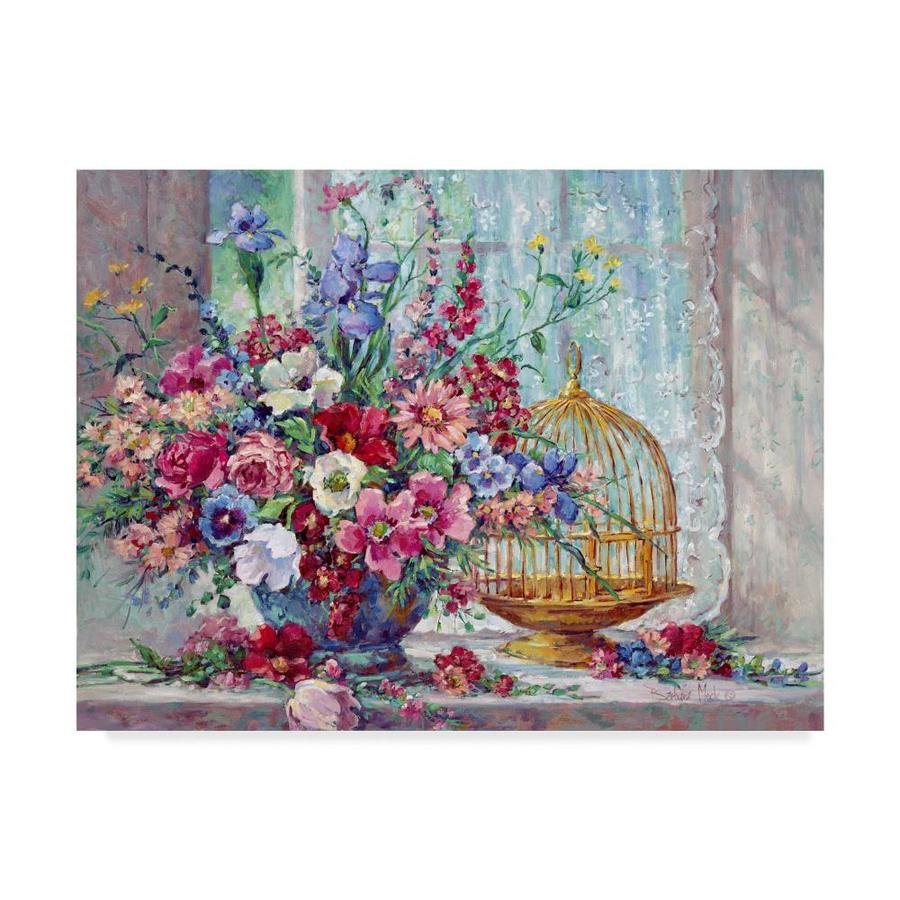 Trademark Fine Art Barbara Mock 'Victorian Blossoms' Canvas Art ...