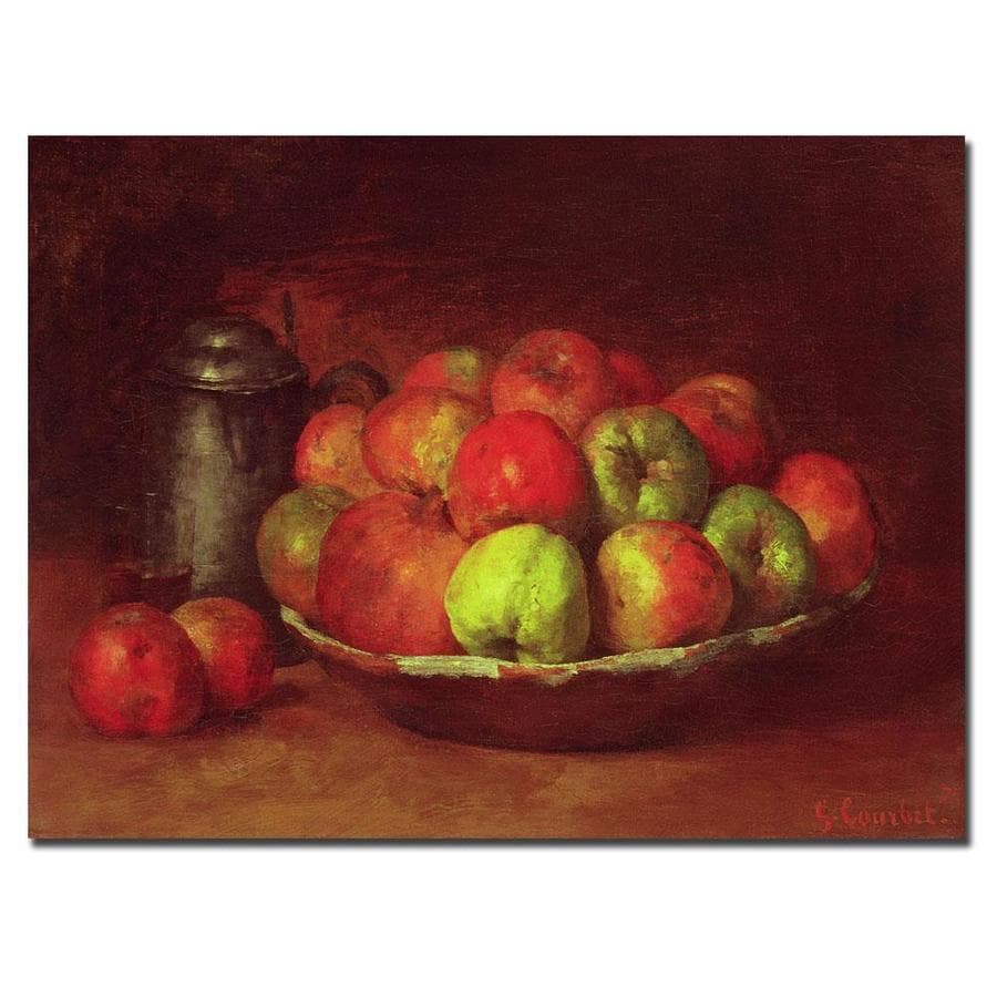 Trademark Fine Art Gustave Courbet inStill Life with