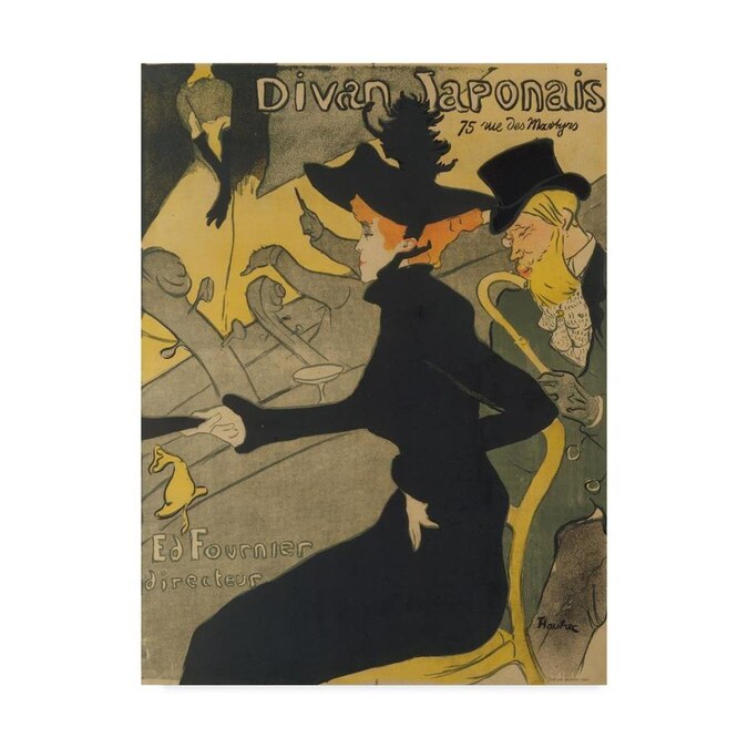 Divan Japonais by Toulouse Lautrec Giclee Canvas Print or Fine Art Poster NEW